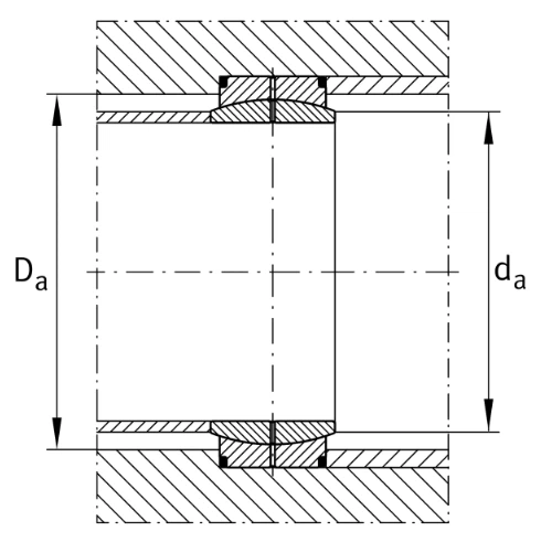 GE1000-DO Spherical Plain Bearing drawing GE1000-DO Spherical Plain Bearing drawing